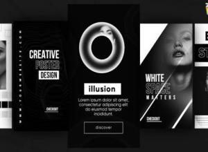 FCPX插件-时尚INS风格竖屏单色网络媒体标题排版动画