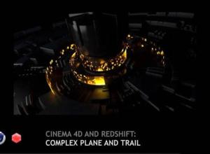 Redshift 科技感发光粒子场景C4D教程