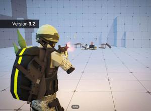 Unity3D道具武器低边FPS射击游戏资源包