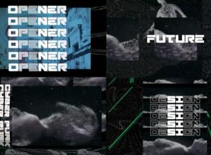 FCPX插件-现代动态故障风格文字标题开场