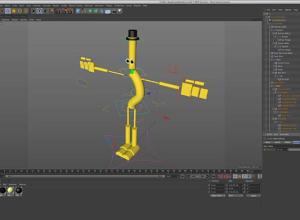 GSG灰猩猩C4D角色动画装配绑定基础Cinema 4D教程