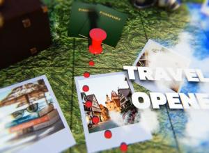 AE模板-旅游地图照片相册展示片头电视栏目包装