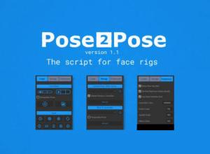 AE脚本-MG动画人物脸部面部绑定 Gumroad Pose2Pose V1.1.0