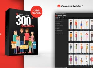 AE脚本-300+二维角色卡通人物动作MG动画场景元素工具包