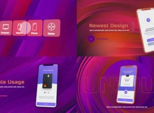 AE模板-14个场景iPhone手机APP宣传展示动画