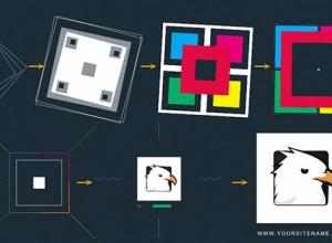 AE模板-多彩艺术图形Logo动画 Art Logo