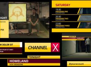 AE模板-电影视频标题电视栏目包装片头