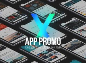AE模板-时尚创意手机APP宣传片头 App Promo