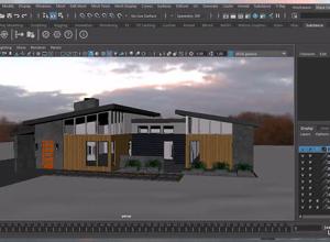 Maya室内外建筑渲染创建自己的自定义材质阿诺德教程+英文字幕