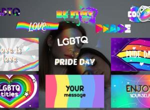 FCPX插件-4k彩虹文字标题场景动画