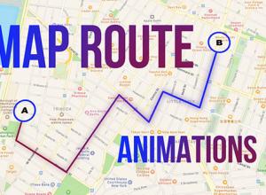 FCPX插件-5个简洁时尚地图路径连线动画