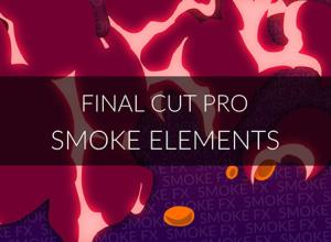 FCPX插件-16个手绘卡通烟雾元素MG动画