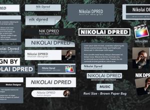 FCPX插件-25组基本简洁文字标题字幕条动画