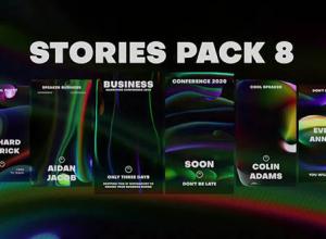 FCPX插件-创意设计流体背景竖屏INS包装动画