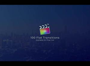 FCPX插件-100组视频独特转场动画预设