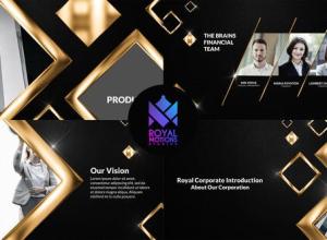 AE模板-商务公司简介时间线包装视频介绍