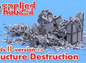 Houdini 刚体模拟房屋倒塌实例视频教程 Rigids II – v2.0