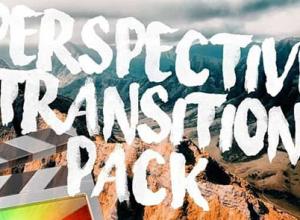 FCPX插件-12种三维透视棱镜旋转缩放模糊抖动转场预设