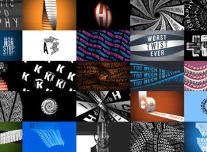 AE模板-创意三维文字排版海报字幕背景文字标题动画