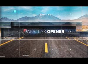 AE模板-优雅三维视差图片视频展示开场 Parallax Opener