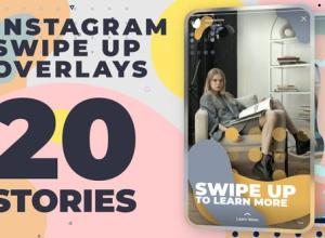 AE模板-设计新颖INS风格手机竖屏网络媒体宣传动画