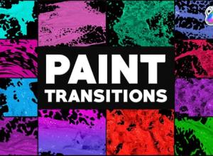 FCPX插件-多彩动态液体飞溅过渡转场预设