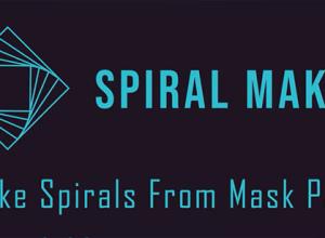 从蒙版路径创建螺旋图案动画AE脚本 AEScripts Spiral Maker v1.0.1 Win/Mac+使用教程