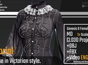 Marvelous Designer维多利亚服装制作MD教程