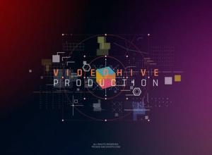 AE模板-创意多彩图形logo动画 Modern Art Logo