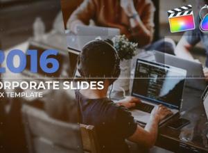 FCPX插件-商务公司企业时间线幻灯片宣传片头