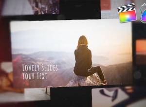 FCPX插件-可爱幻灯片回忆照片相册展示片头 Lovely Slides