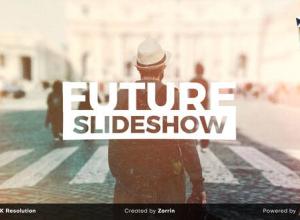FCPX模板-创意过渡幻灯片图片拼贴切割展示片头 Future Slideshow