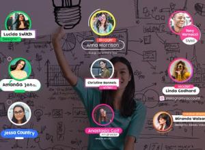 FCPX插件-现代多彩头像文字标题介绍动画 Design Titles Pack