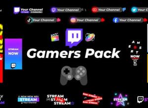 FCPX插件-4K流媒体游戏宣传字幕排版动画预设包装