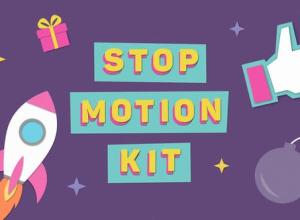 AE模板-卡通手图标定格动画贴纸元素包 Stop Motion Explainer