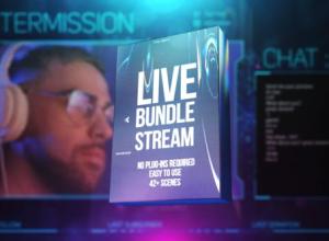 AE模板-科技感直播包装元素 Live Stream Bundle