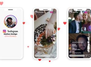FCPX插件-INS直播界面表情订阅展示动画 Instagram Live