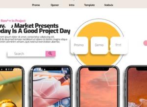 AE模板-时尚手机应用程序APP介绍宣传片头 Apps Mobile Corporate