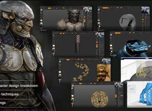 ZBrush硬表面建模雕刻3D打印制作视频教程