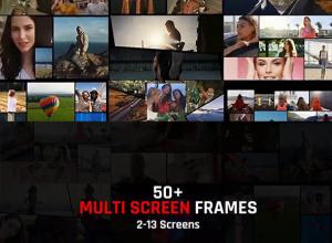 FCPX插件-59组图片视频分屏预设