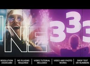 AE模板-音乐聚会派对倒计时视频片头 Countdown Party