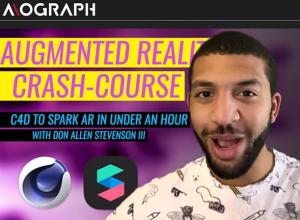 C4D导入Spark AR软件教程 Mograph – C4D to Spark AR Crash-Course