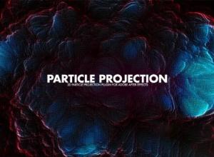 粒子团置换特效AE插件 Particle Projection v1.1 Win/Mac