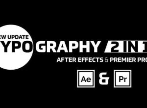 AE模板+PR预设-120组文字标题排版动画 Typography Text & Preset