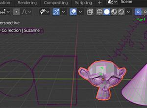 Blender模型选择显示插件 Blender Market Collection Grid v0.92