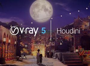 Houdini Vray渲染器破解版 V-Ray 5.00.50 for Houdini 18.5.408/18.5.499/19.0.455 Win+材质预设库