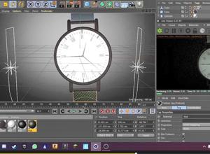 C4D Octane渲染器手表材质灯光渲染教程