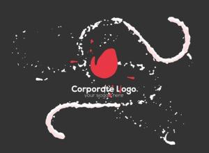 AE模板-简单时尚流体线条Logo动画 Liquid Logo