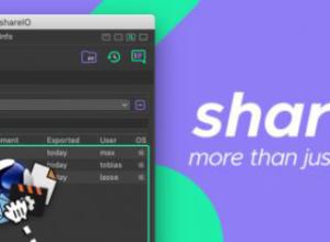 C4D插件-工程文件模型素材贴图材质设置共享 Aescripts shareIO v1.10 +视频教程