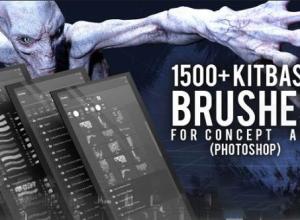 科幻自然生物抽象PS笔刷